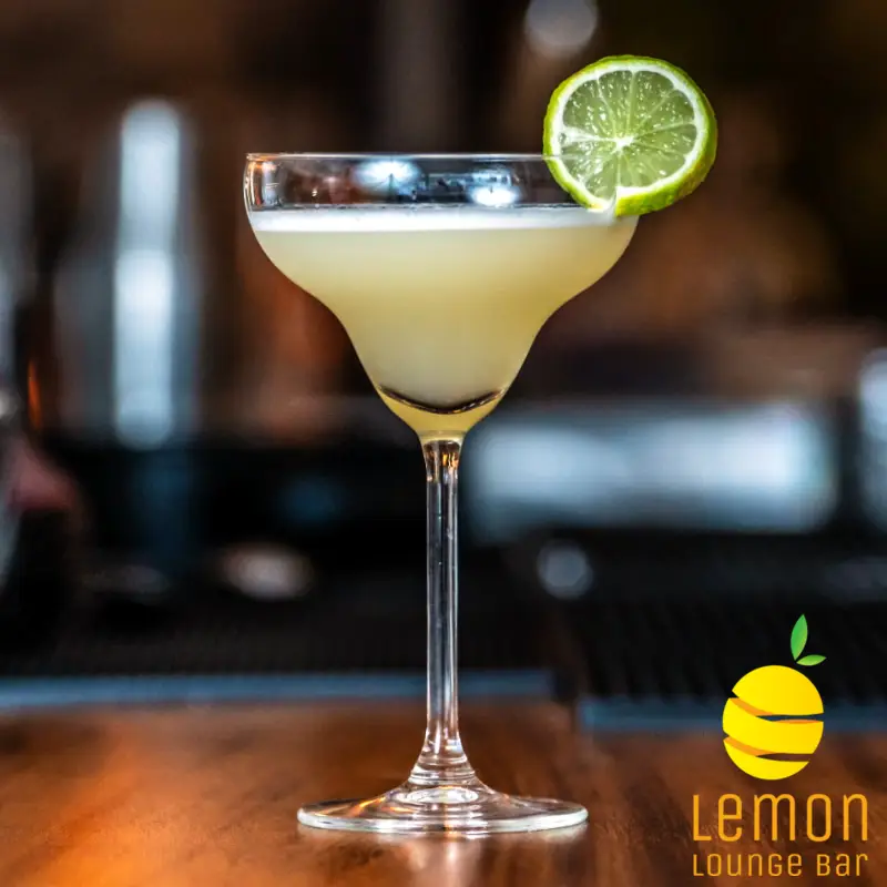 White rum, lime syrup