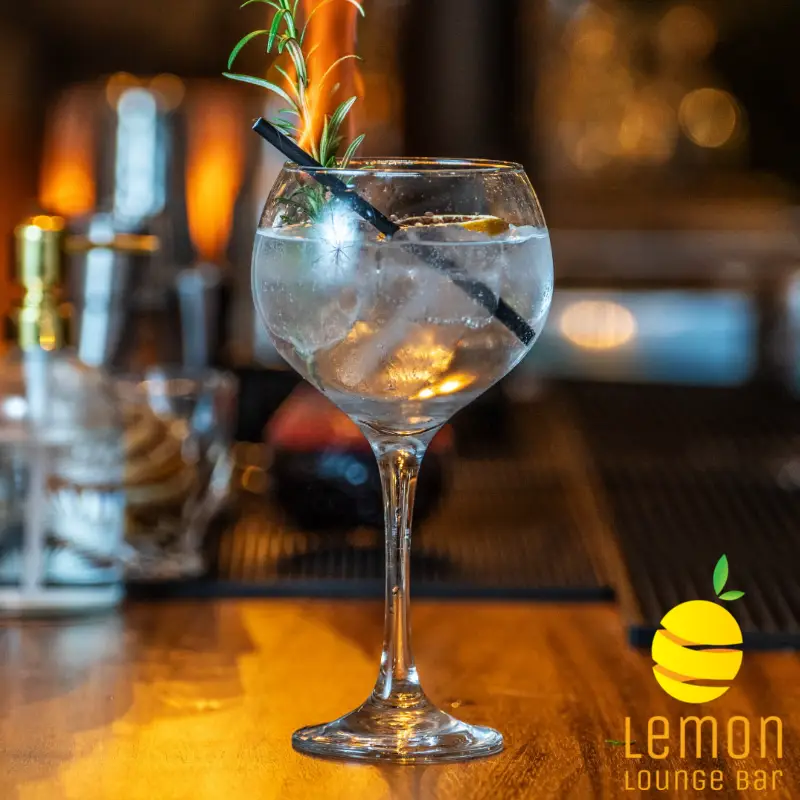Gin, tonic, lime
