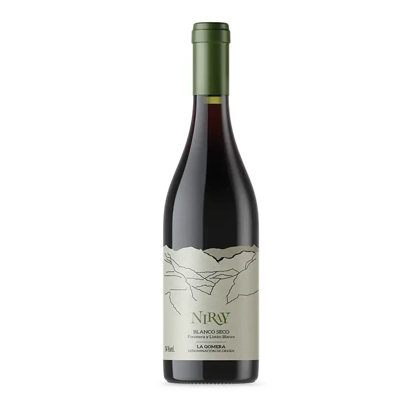 A white wine from La Gomera, Canary Islands. Clean and bright wine with a steely yellow hue with straw-coloured highlights. Frank on the nose with medium-high intensity, aromas of tropical fruits and toasted notes. Fresh and balanced on the palate, round and persistent.